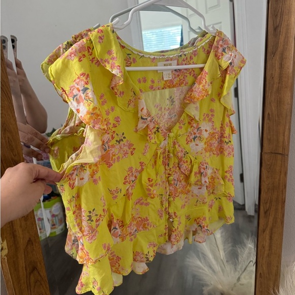 Maeve by Anthropologie Ashlee Ruffled Blouse - Picture 4 of 6